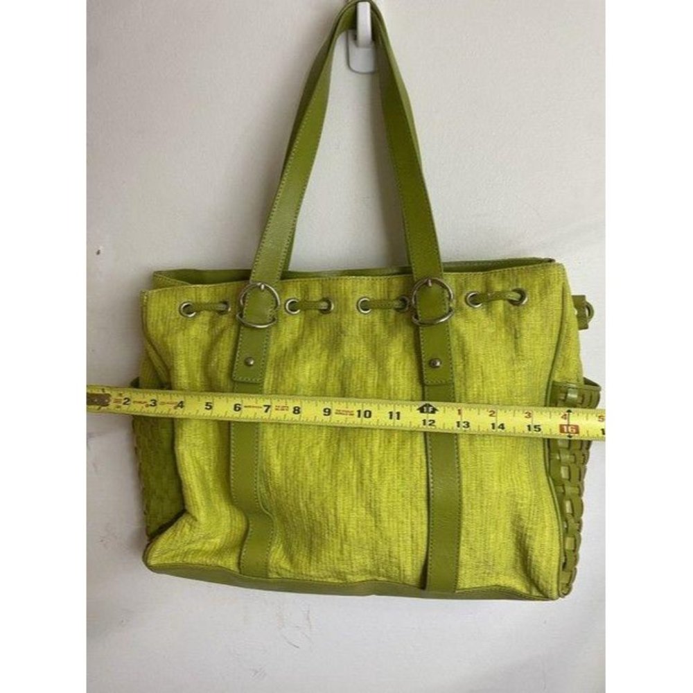 kenneth cole bag green fabric tote - Picture 4 of 10